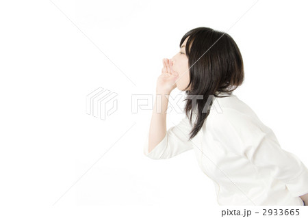 叫ぶ女性社員 叫ぶ女性社員 2933665