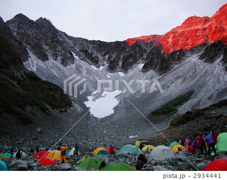 北アルプス・涸沢のテント場 2934441