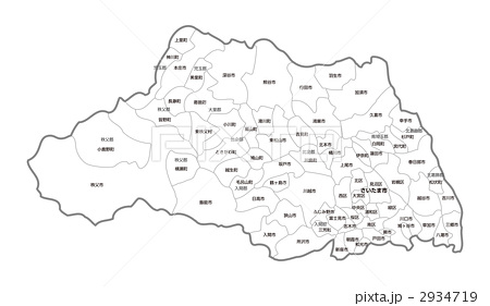 美しい花の画像 最高かつ最も包括的な埼玉県 地図 イラスト