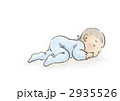 うつぶせで寝る赤ちゃん 2935526
