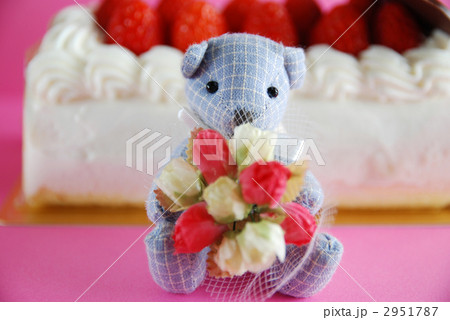 テディベアとケーキ 2951787