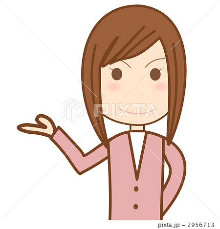 案内する女性 案内する女性 2956713