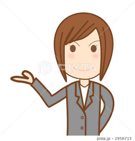 案内するビジネスウーマン 2956715