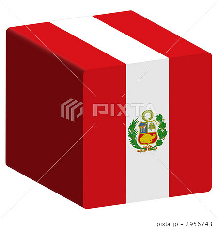 国旗_キューブ_ペルー 2956743