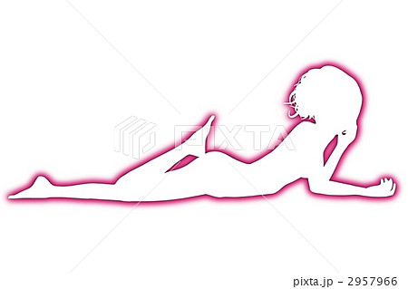 寝そべる女性 寝そべる女性 2957966