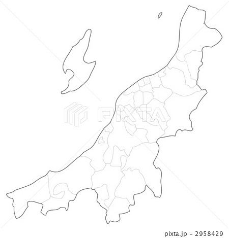 新潟県地図 2958429