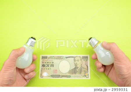 白熱電球の節電イメージ　 2959331