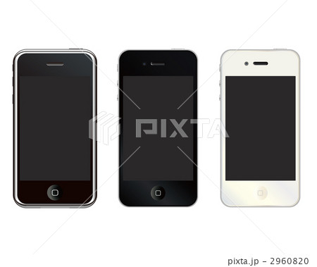スマートフォン 携帯端末 スマホのイラスト素材