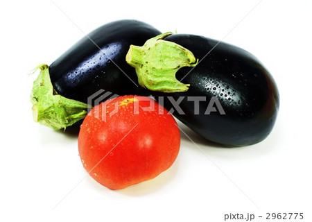 新鮮トマトとベイナス白バック横位置 2962775