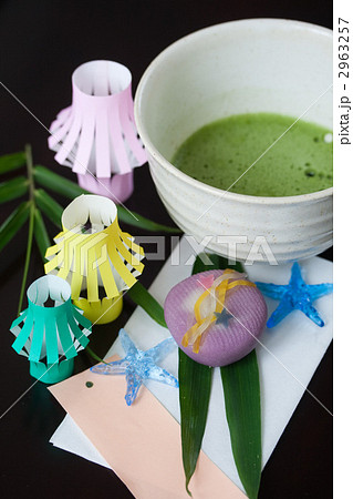茶道 七夕イメージ 縦 茶道 七夕イメージ 縦 2963257