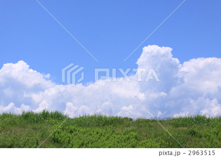 土手の上の空 土手の上の空 2963515