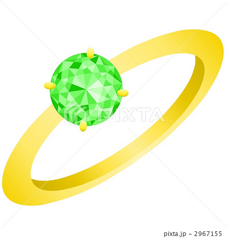 ペリドット丸型リング 2967155