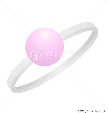 桃色真珠平細リング 桃色真珠平細リング 2972361