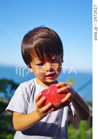 桃と子供 桃と子供 2972627