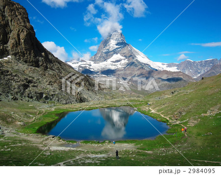 リッフェル湖とマッターホルン 2984095