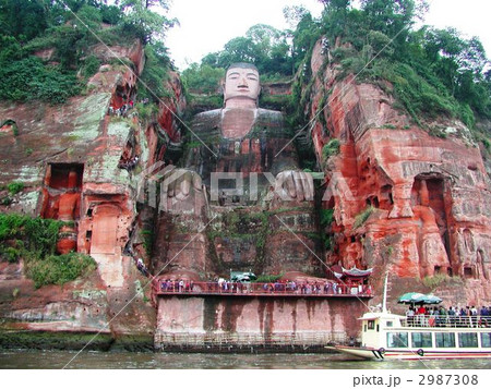世界遺産・中国・楽山大仏 世界遺産・中国・楽山大仏 2987308