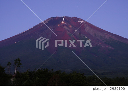 富士登山者の明り 富士登山者の明り 2989100