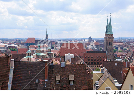 ドイツ ニュルンベルク カイザーブルクからの眺め ドイツ ニュルンベルク カイザーブルクからの眺め 2995108