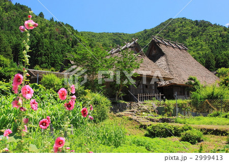 初夏の京都美山茅葺の里 2999413