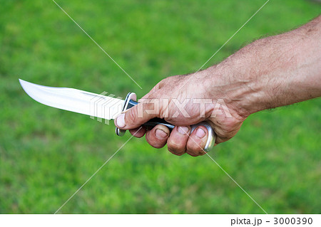サバイバルナイフの写真素材