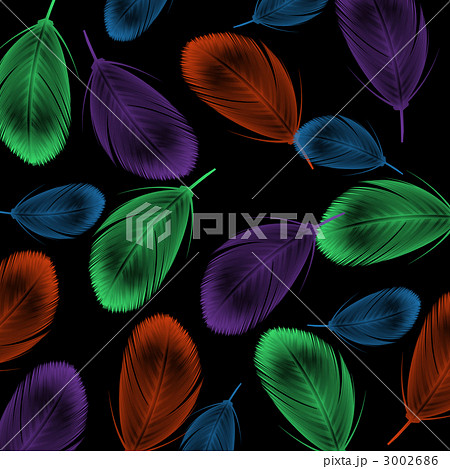 鳥の羽 ハネ 羽根のイラスト素材