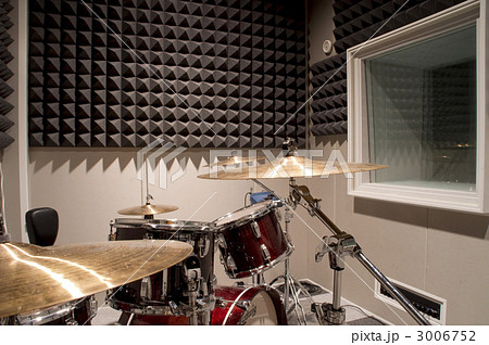 ドラムセットの写真素材