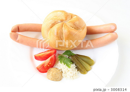 ゼンメルとソーセージ 3008314