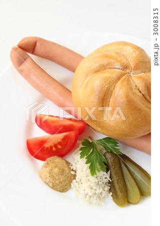 ゼンメルとソーセージ 3008315