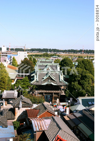俯瞰から眺める柴又帝釈天 3008854