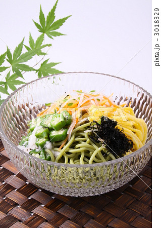 茶そば　おくら　和風 3018329