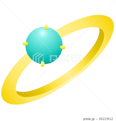 トルコ石丸型リング 3022912