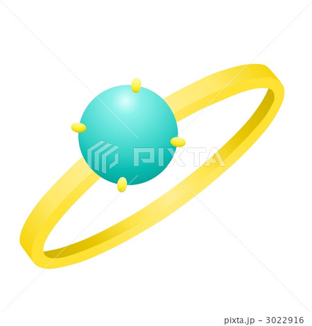 トルコ石平細リング 3022916