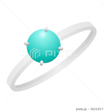 トルコ石平細リング 3022917