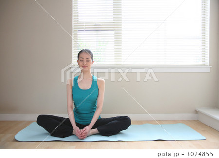 ヨガ　ストレッチ 3024855