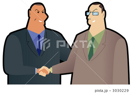 握手する男性 握手する男性 3030229
