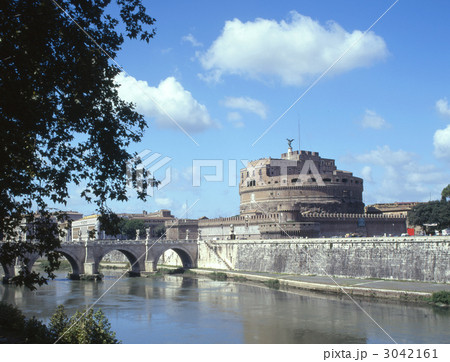 サンタンジェロ城とテベレ川 サンタンジェロ城とテベレ川 3042161
