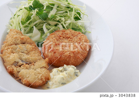白身魚フライとコロッケの盛り合わせ 白身魚フライとコロッケの盛り合わせ 3043838