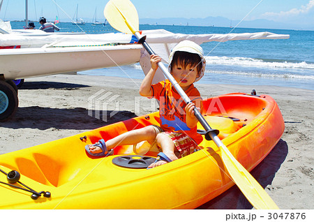 カヤックと子供 3047876