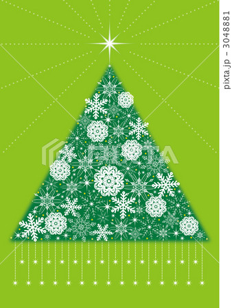 クリスマスツリー緑 クリスマスツリー緑 3048881