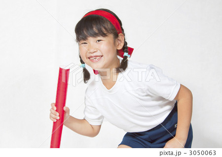 運動会の少女 3050063