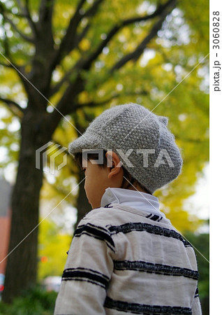 銀杏並木と子供 銀杏並木と子供 3060828