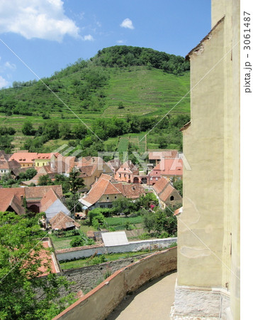 世界遺産「トランシルヴァニア地方の要塞聖堂のある村落群」の「ビエルタンの要塞聖堂」（ルーマニア） 3061487