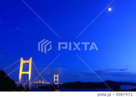 瀬戸大橋ライトアップ 瀬戸大橋ライトアップ 3067471