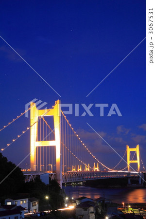 瀬戸大橋ライトアップ 3067531