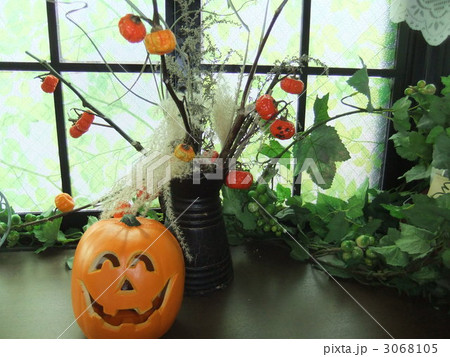 ハロウィンかぼちゃの小窓 3068105