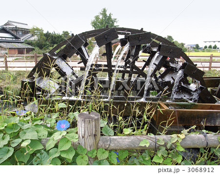 朝倉の揚水車 3068912