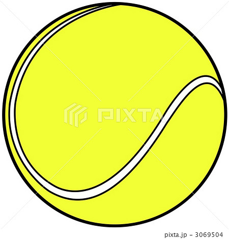 テニスボール イラストのイラスト素材 3069504 Pixta