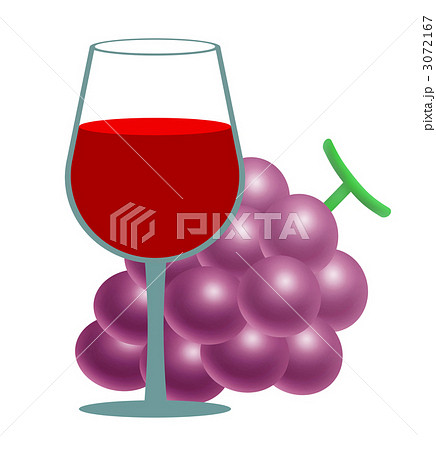 赤ワインと葡萄 3072167