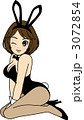 座るバニーガール 3072854