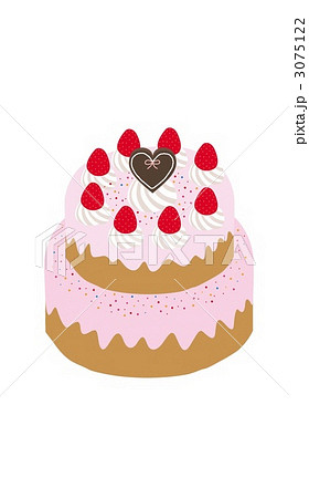 wedding cake, decorated cake, 2-stage cake - Stock Photo [2839300] - PIXTA